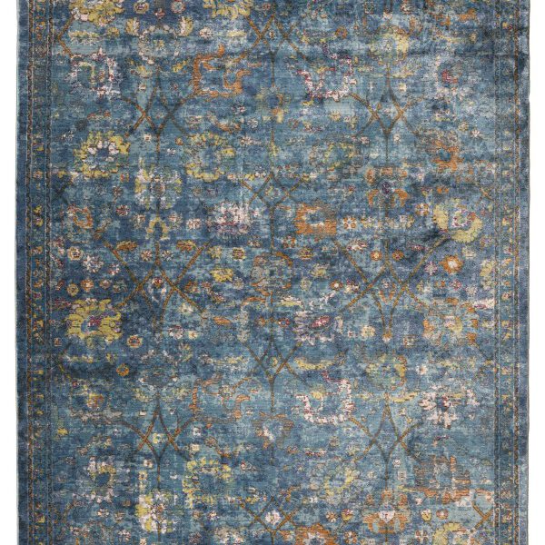 Picasso Sarough – Vintage – Laagpolig Vloerkleed – Blauw