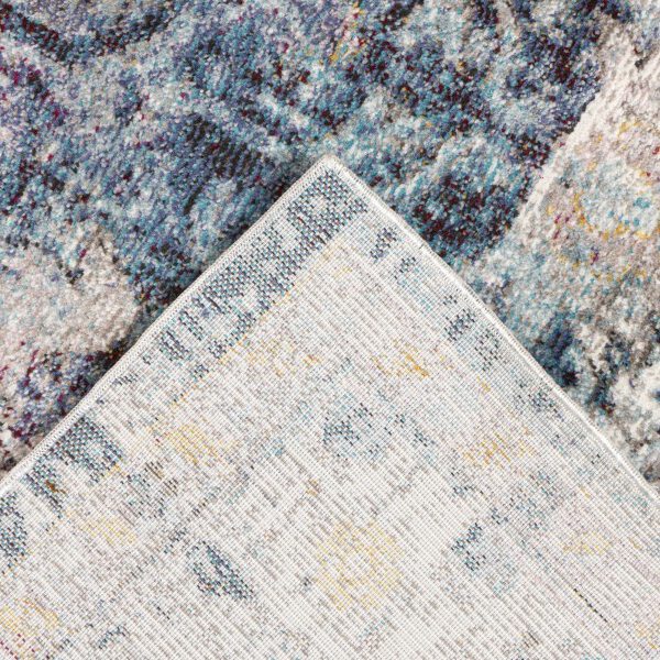 Picasso Heriz – Vintage – Laagpolig Vloerkleed – Multi / Blauw