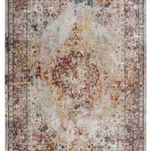 Picasso Keshan – Vintage – Laagpolig Vloerkleed – Multi / Beige
