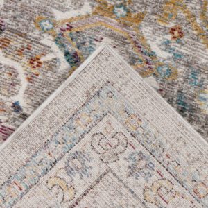 Picasso Sarough – Vintage – Laagpolig Vloerkleed – Grijs