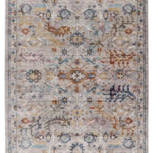 Picasso Sarough – Vintage – Laagpolig Vloerkleed – Grijs