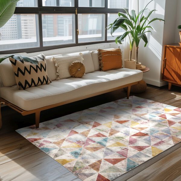 Picasso Sahara – Vintage – Laagpolig Vloerkleed – Multi