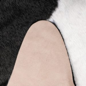 Rodeo koeienhuid vloerkleed – zwart-wit gevlekt