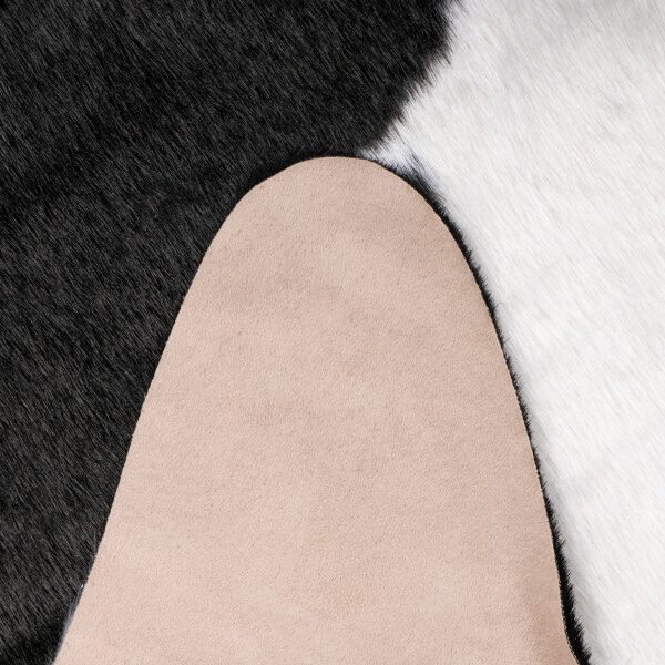 Rodeo koeienhuid vloerkleed – zwart-wit gevlekt