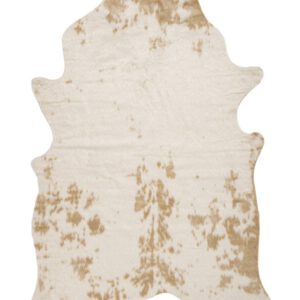Rodeo koeienhuid vloerkleed – licht beige gevlekt