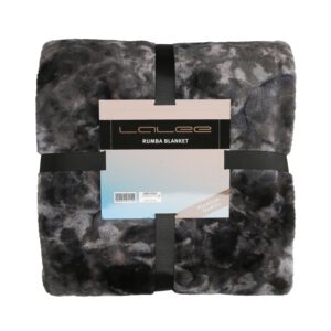 Rumba deken – Grijs met zachte touch en tie-dye look