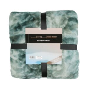 Rumba deken – Groen met zachte touch en tie-dye look