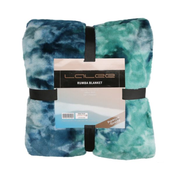 Rumba deken – Multi met zachte touch en tie-dye look