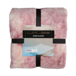 Rumba deken – Roze met zachte touch en tie-dye look