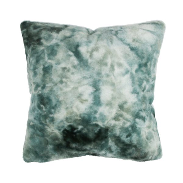 Rumba kussen – Groen met zachte touch en tie-dye look