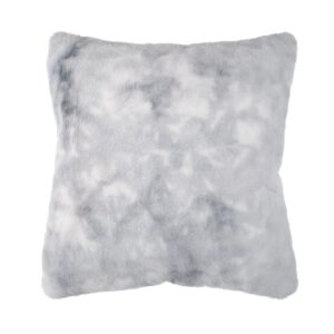 Rumba kussen – Zilvergrijs met zachte touch en tie-dye structuur