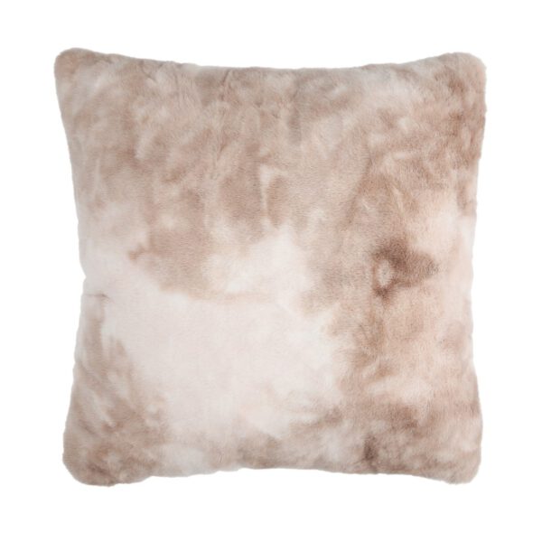 Rumba kussen – Taupe met zachte touch en tie-dye look