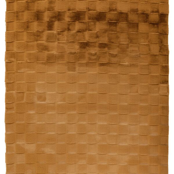 Soul Vloerkleed – Amber – Geblokt Design – Zacht Hoogpolig