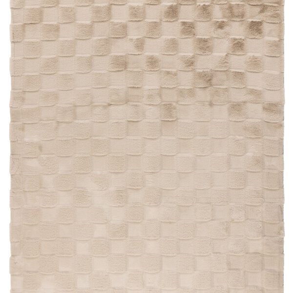 Soul Vloerkleed – Beige – Geblokt Design – Zacht Hoogpolig