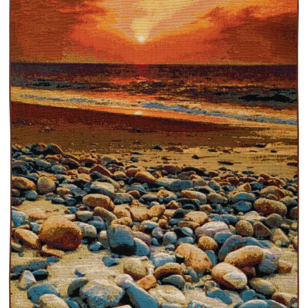 Summer Vloerkleed – Zonsondergang Natuurlijk – Laagpolig – Voor Binnen & Buiten