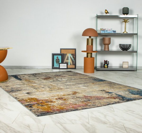 Summer Vloerkleed – Steenstructuur Terra – Laagpolig – Voor Binnen & Buiten