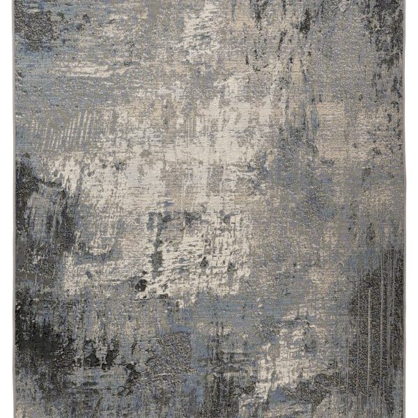 Summer Vloerkleed – Betonlook Zilver – Laagpolig – Voor Binnen & Buiten