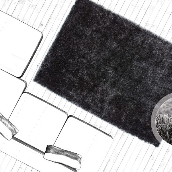 Twist Vloerkleed – Antraciet – Laagpolig & Gemêleerd – Diepe Grijstint