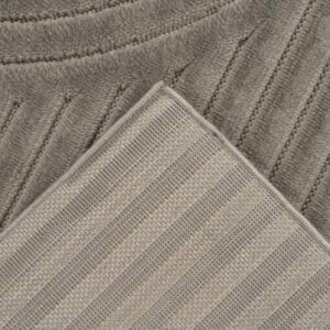 Japandi binnen- en buitenkleed Viva – grijs met zachte structuur