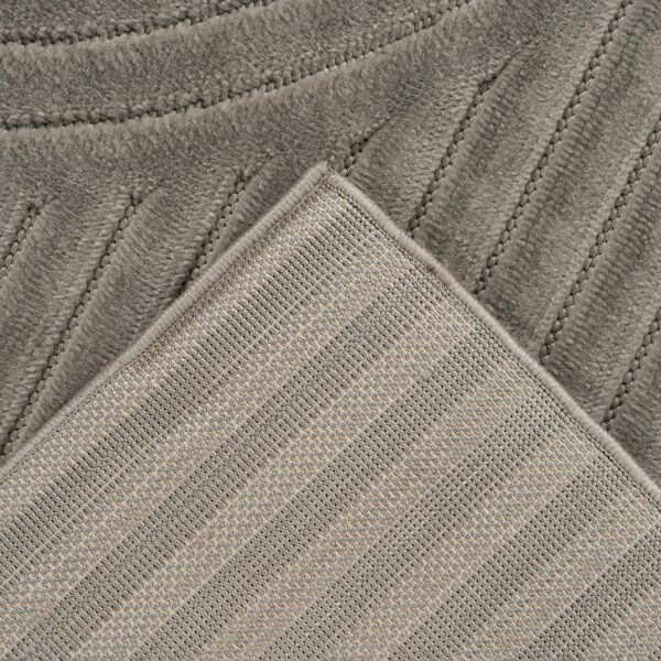 Japandi binnen- en buitenkleed Viva – grijs met zachte structuur