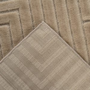 Japandi binnen- en buitenkleed Viva – silver met ingetogen Japandi lijnen