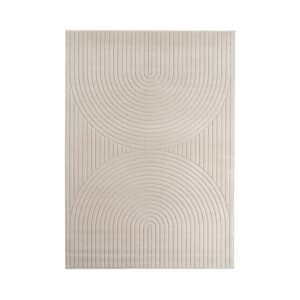 Nova – Vloerkleed Siena Creme – Binnen En Buiten Vloerkleed – Laagpolig – Japandi stijl