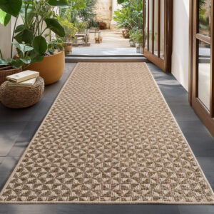 Ibiza – Geometrisch Grijs – Binnen & Buiten Vloerkleed – Laagpolig