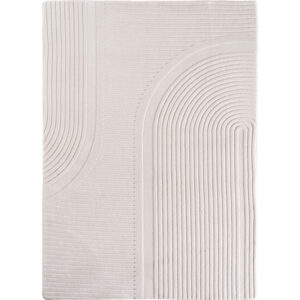 Pompei Arco Ivory – Booglijn Details – Laagpolig Vloerkleed