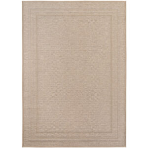 Desert – Kaderdesign Bruin/Beige – Binnen & Buiten Vloerkleed – Laagpolig