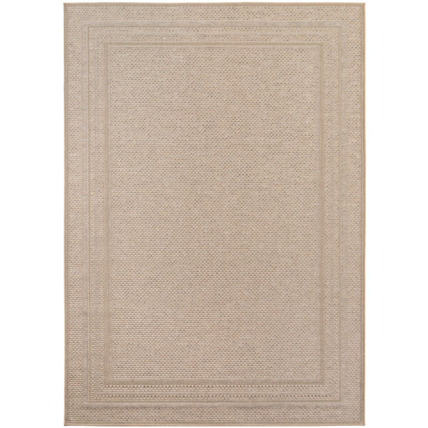 Desert – Kaderdesign Bruin/Beige – Binnen & Buiten Vloerkleed – Laagpolig