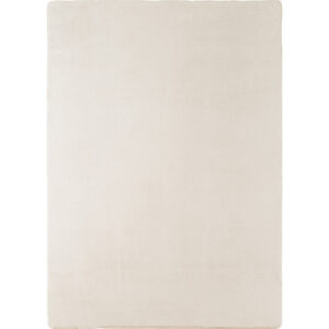 Joy vloerkleed – Creme/Ivory – Effen laagpolig vloerkleed – zacht en met glans
