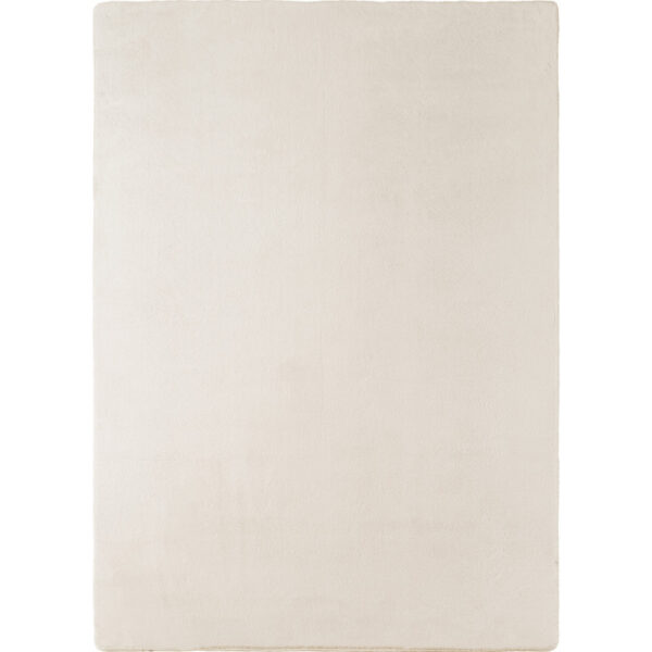 Joy vloerkleed – Creme/Ivory – Effen laagpolig vloerkleed – zacht en met glans