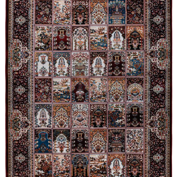 Dunya – Multi oosterse stijl – Dun geweven vloerkleed