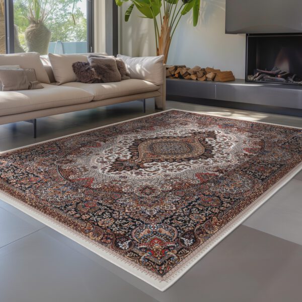 Dunya – Mozaïek Luxe – Dun geweven vloerkleed