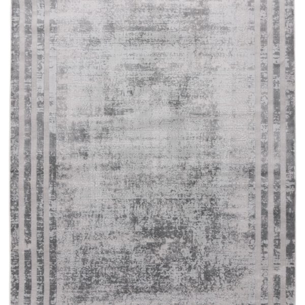 Paris – Silver vintage kader – Laagpolig vloerkleed