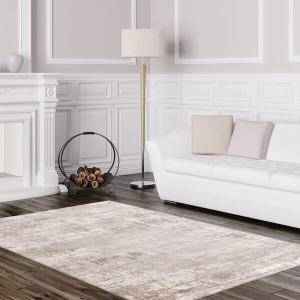 Paris – Beige vintage vloerkleed – Laagpolig