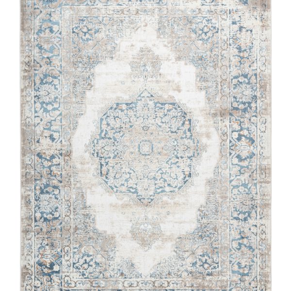 Paris Blue – Vintage oosterse stijl – Laagpolig vloerkleed