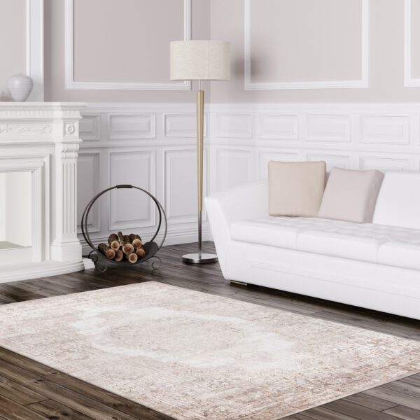 Paris Beige – Vintage oosterse stijl – Laagpolig vloerkleed